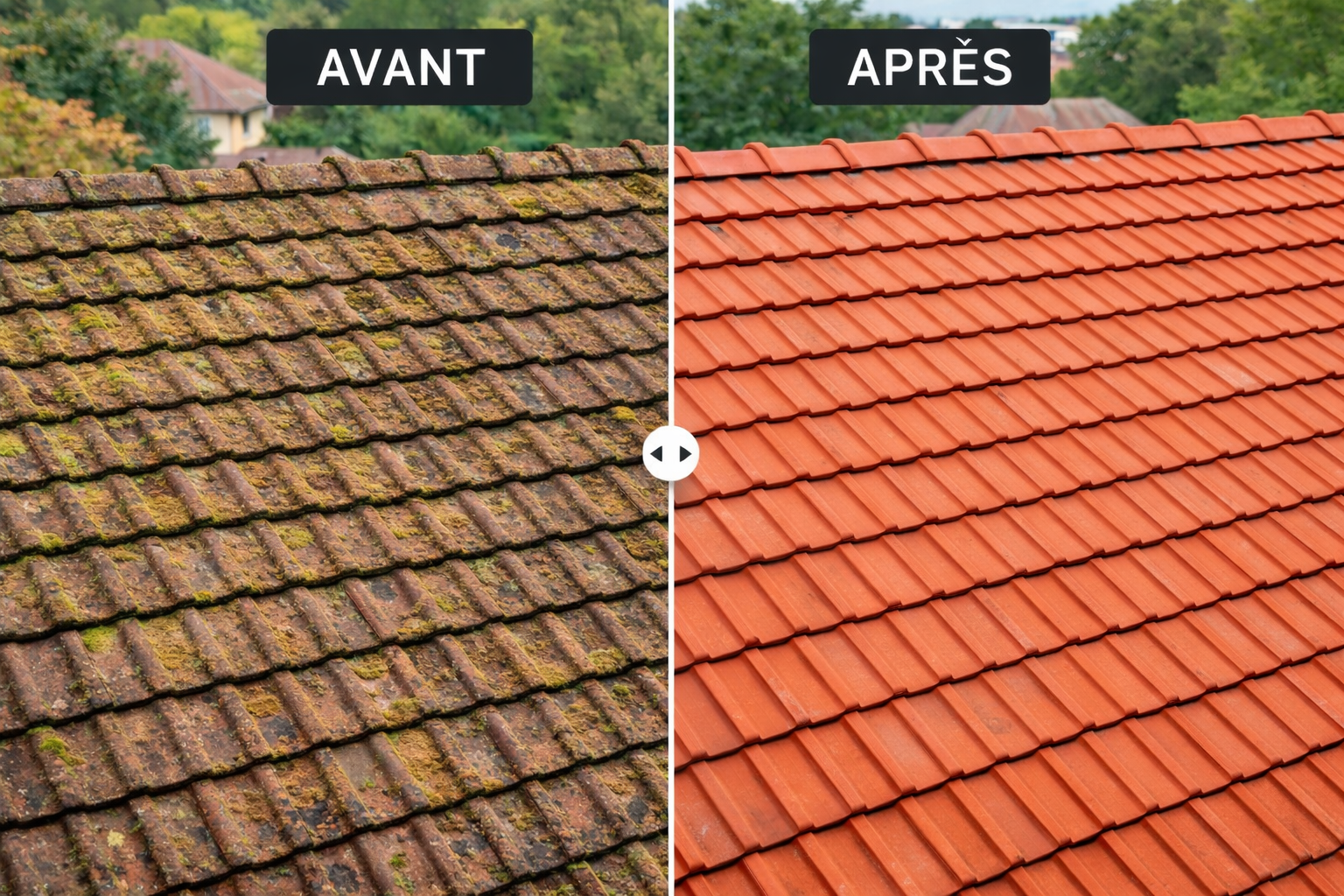Avant / Après toiture